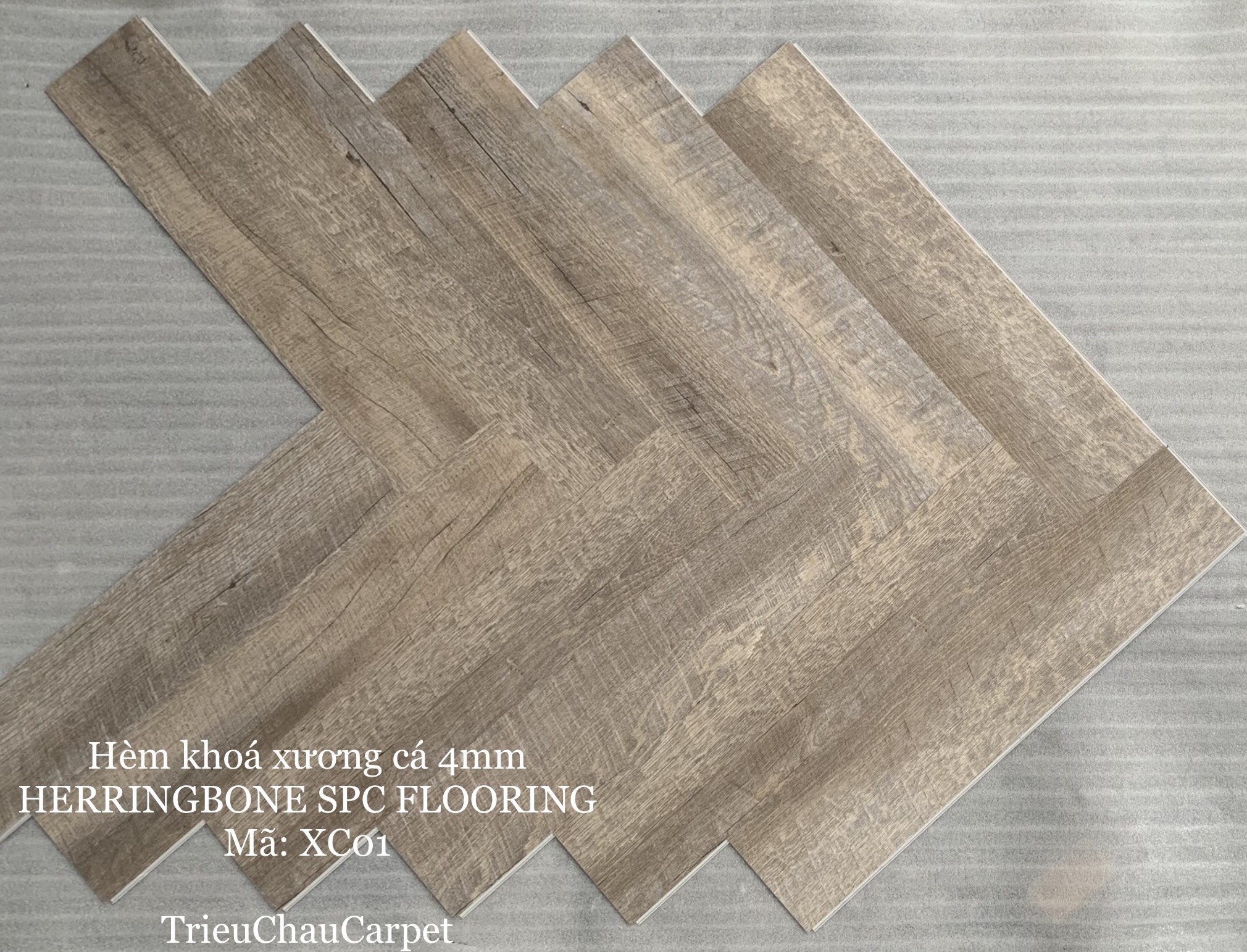 Sàn nhựa hèm khóa Xương cá 01