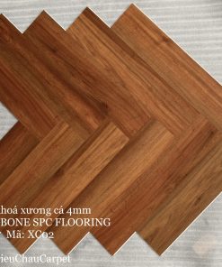 Sàn nhựa hèm khóa lắp kiểu xương cá