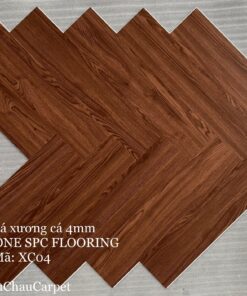Sàn nhựa hèm khóa lắp kiểu xương cá