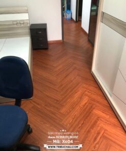 Sàn nhựa hèm khóa lắp kiểu xương cá