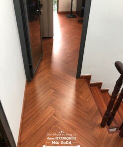 Sàn nhựa hèm khóa lắp kiểu xương cá