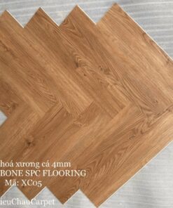 Sàn nhựa hèm khóa lắp kiểu xương cá