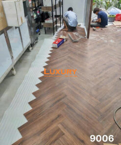 Sàn nhựa hèm khóa lắp kiểu xương cá