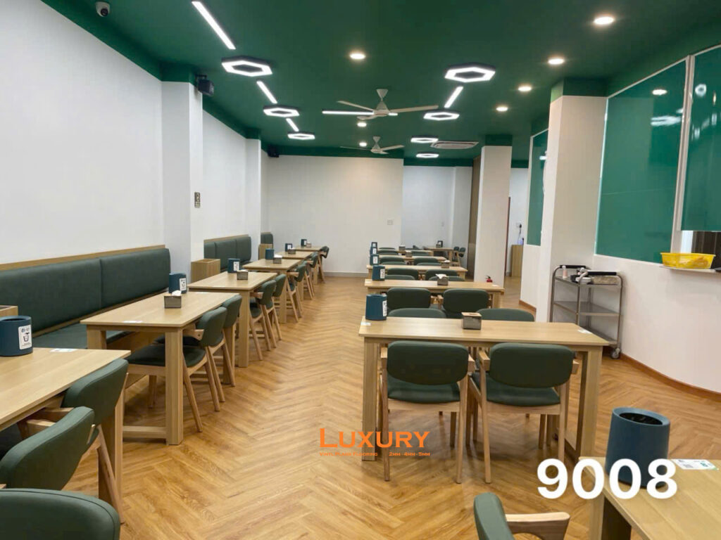 Sàn nhựa hèm khóa lắp kiểu xương cá