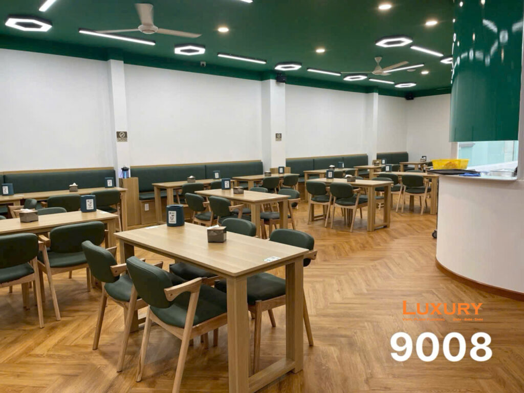 Sàn nhựa hèm khóa lắp kiểu xương cá