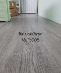 Sàn nhựa giả gỗ bóc dán có keo sẵn