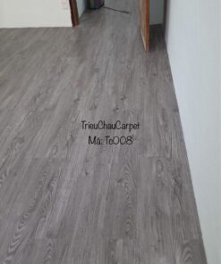 Sàn nhựa giả gỗ bóc dán có keo sẵn