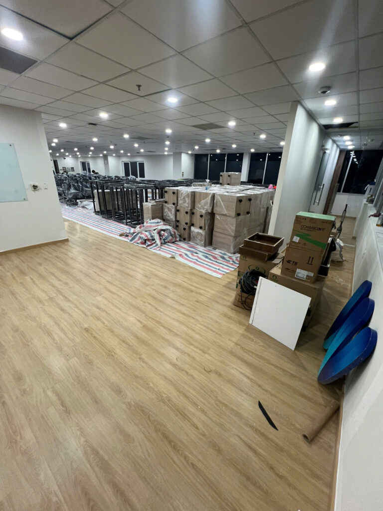 Công trình Sàn Nhựa Hèm Khóa 4mm – Mã TC74 7
